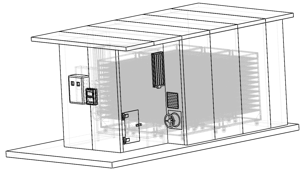 5HM210-D 電(diàn)加熱烘幹機